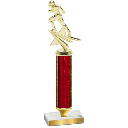 Value Red Glacier Football Trophy