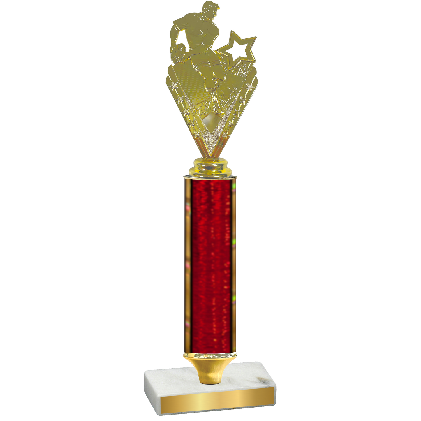 Value Red Glacier Rugby Trophy