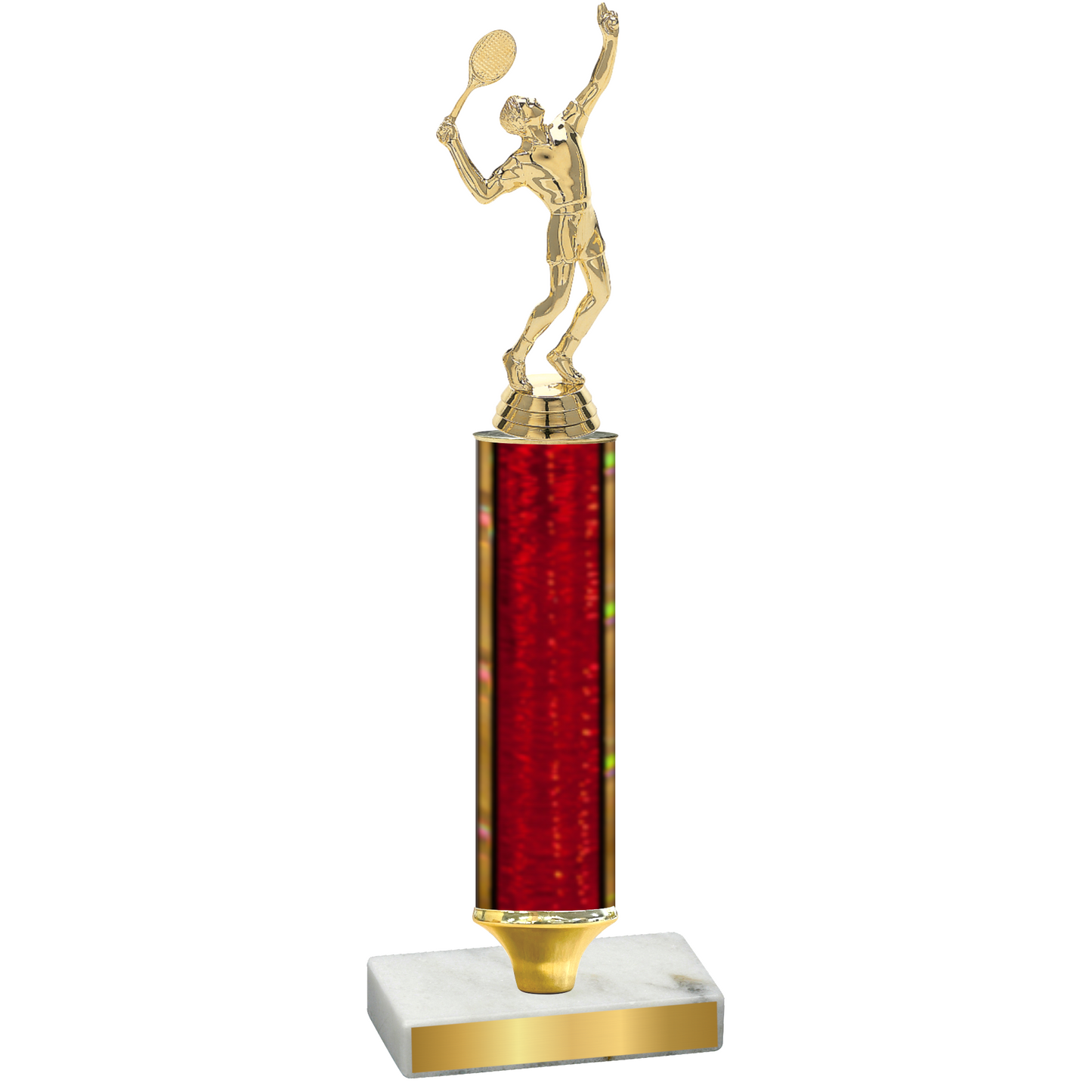 Value Red Glacier Tennis Trophy