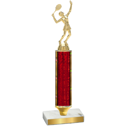 Value Red Glacier Tennis Trophy