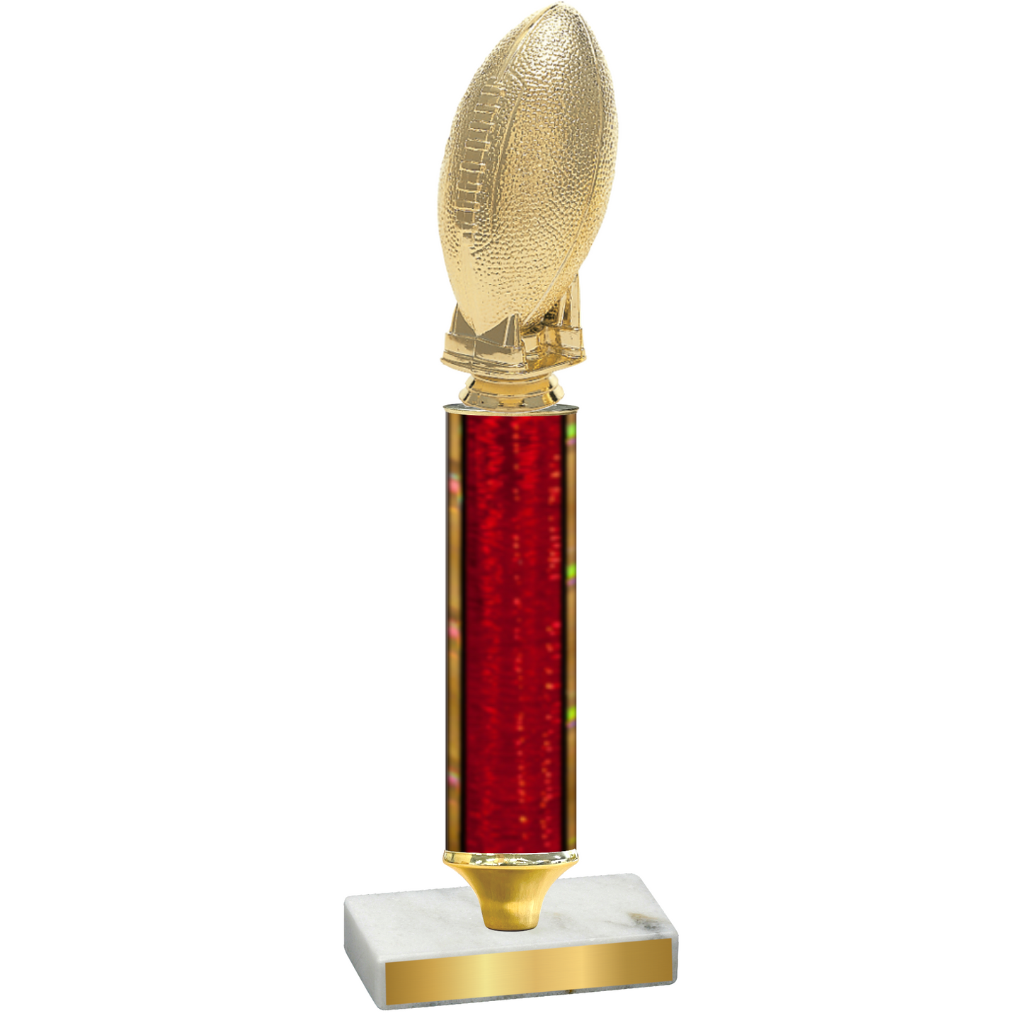 Value Red Glacier Football Trophy