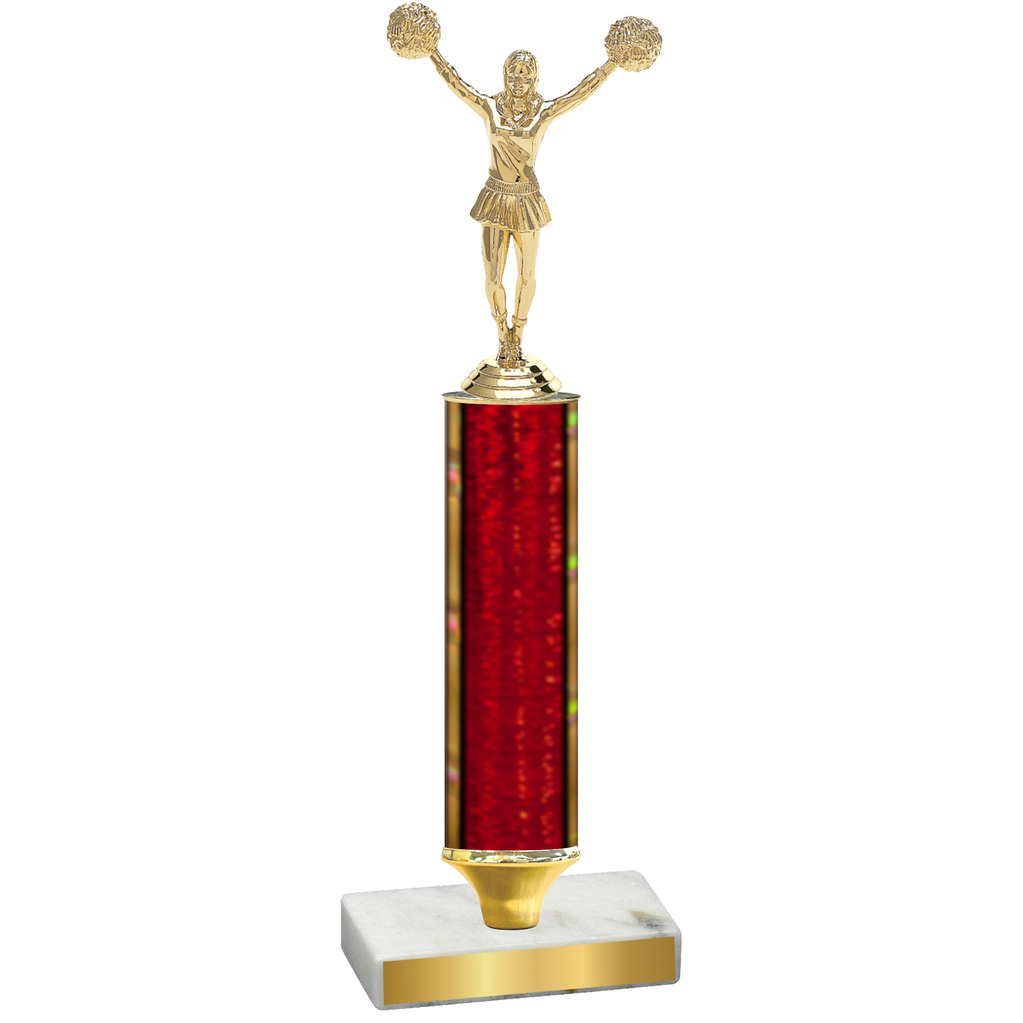 Value Red Glacier Cheerleading Trophy