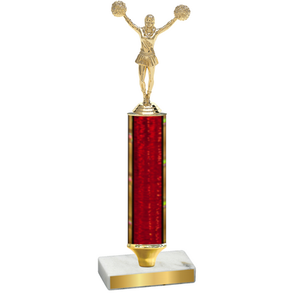 Value Red Glacier Cheerleading Trophy