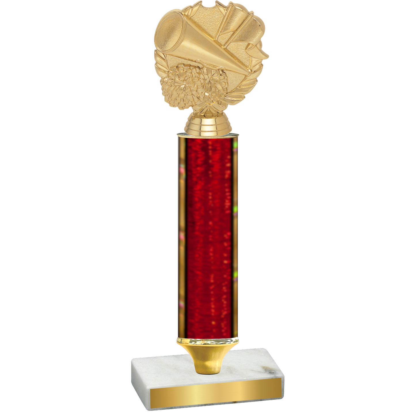 Value Red Glacier Cheerleading Trophy