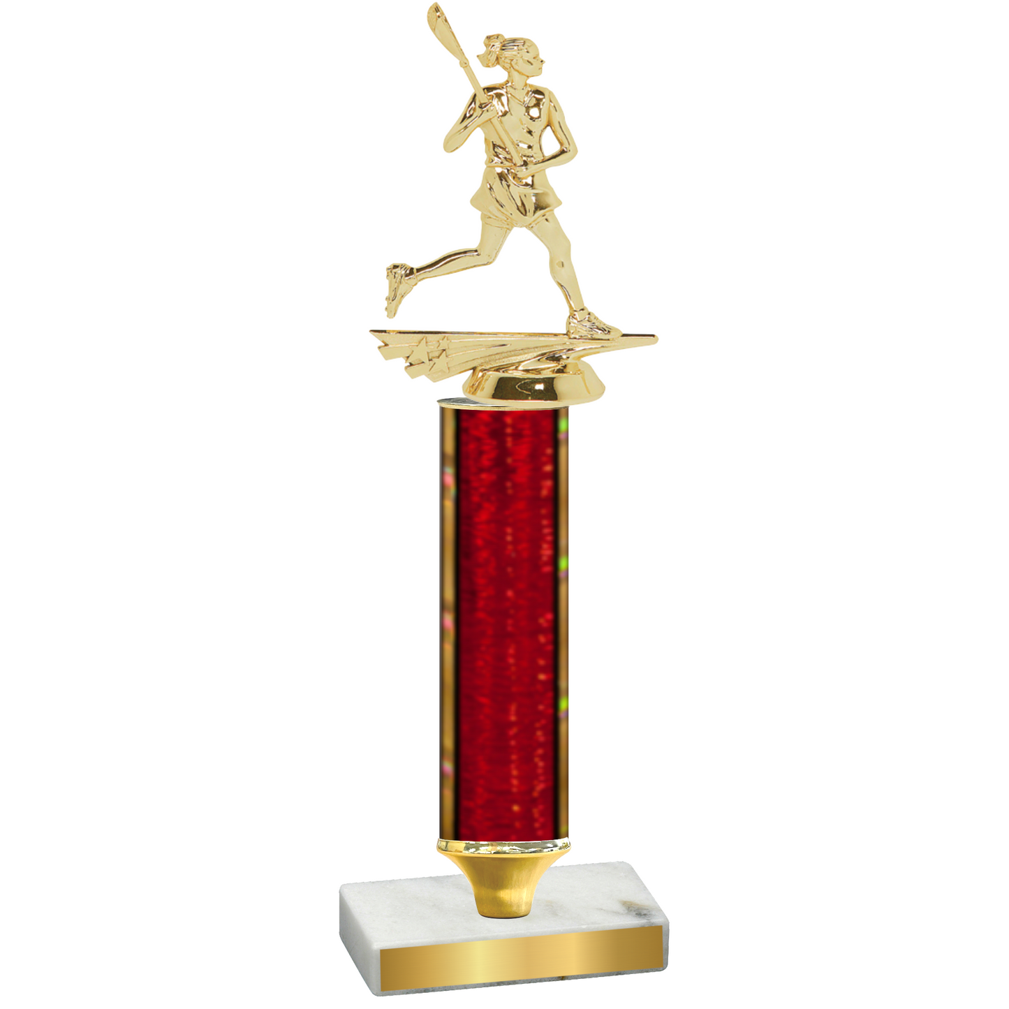 Value Red Glacier Lacrosse Trophy