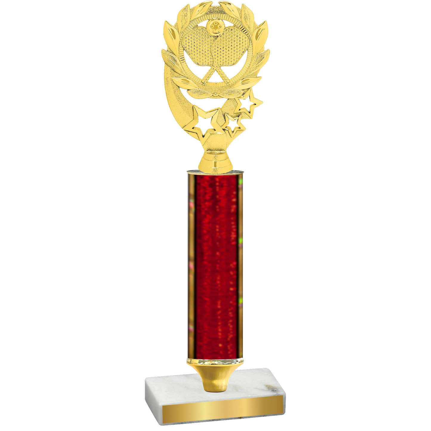 Value Red Glacier Pickleball Trophy