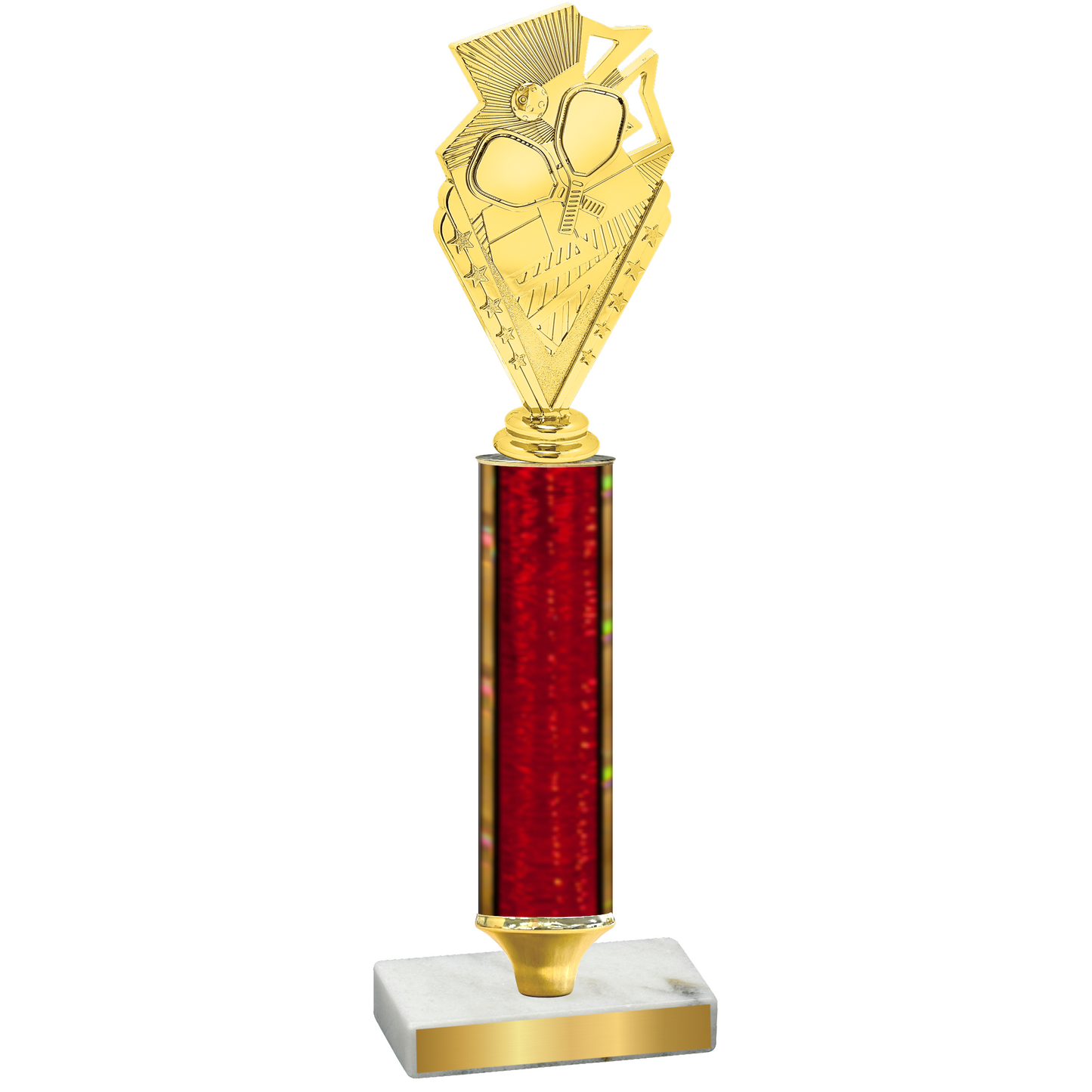 Value Red Glacier Pickleball Trophy