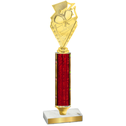 Value Red Glacier Pickleball Trophy