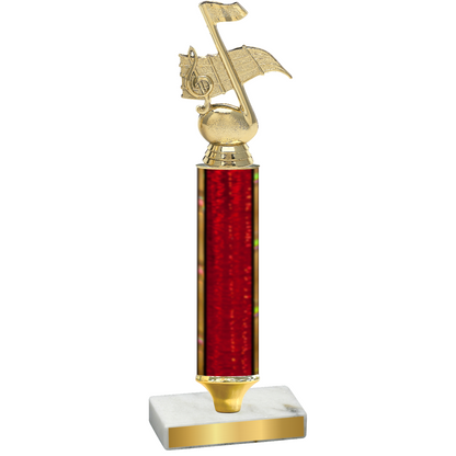 Value Red Glacier Music Trophy