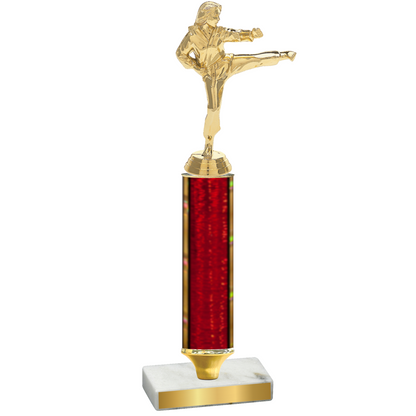 Value Red Glacier Karate Trophy