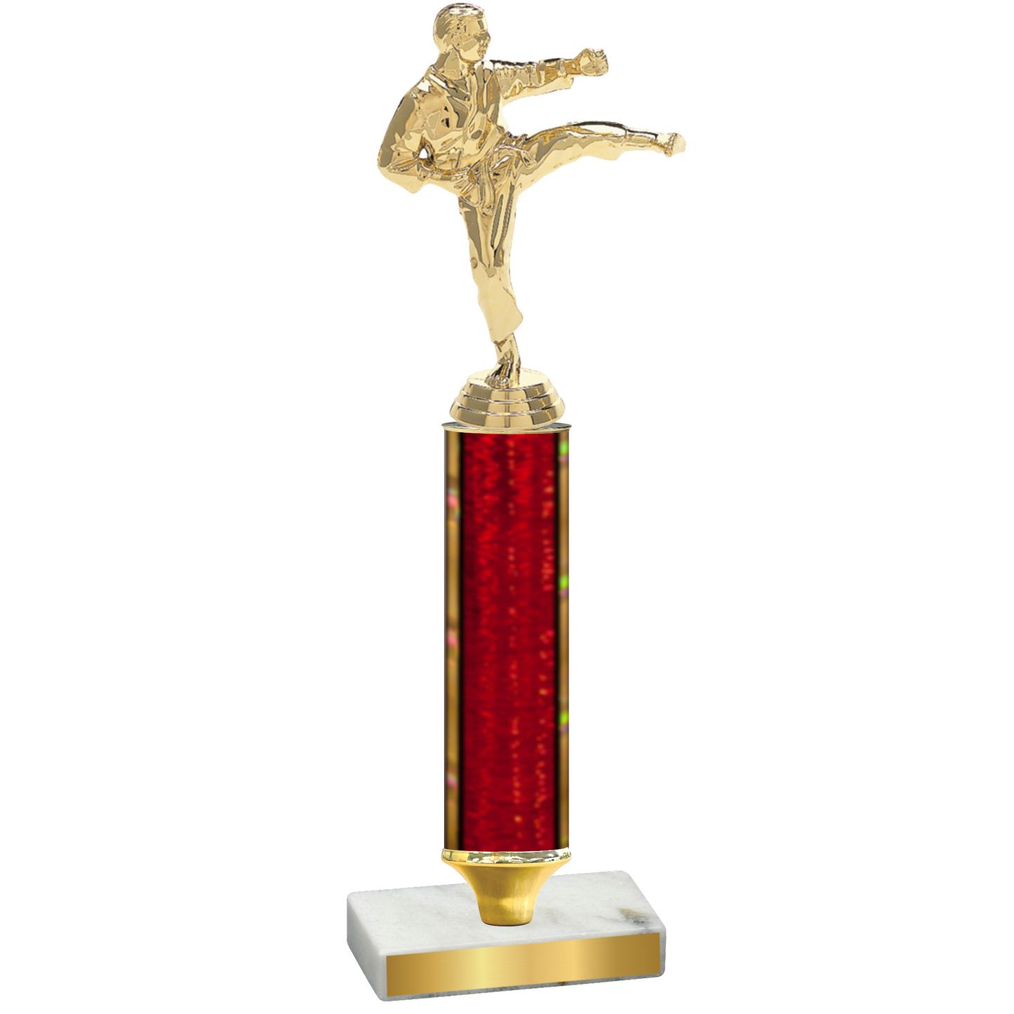 Value Red Glacier Karate Trophy