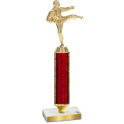 Value Red Glacier Karate Trophy