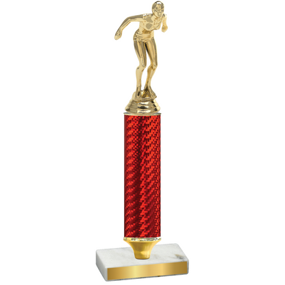 Value Red Carbon Fiber Tennis Trophy