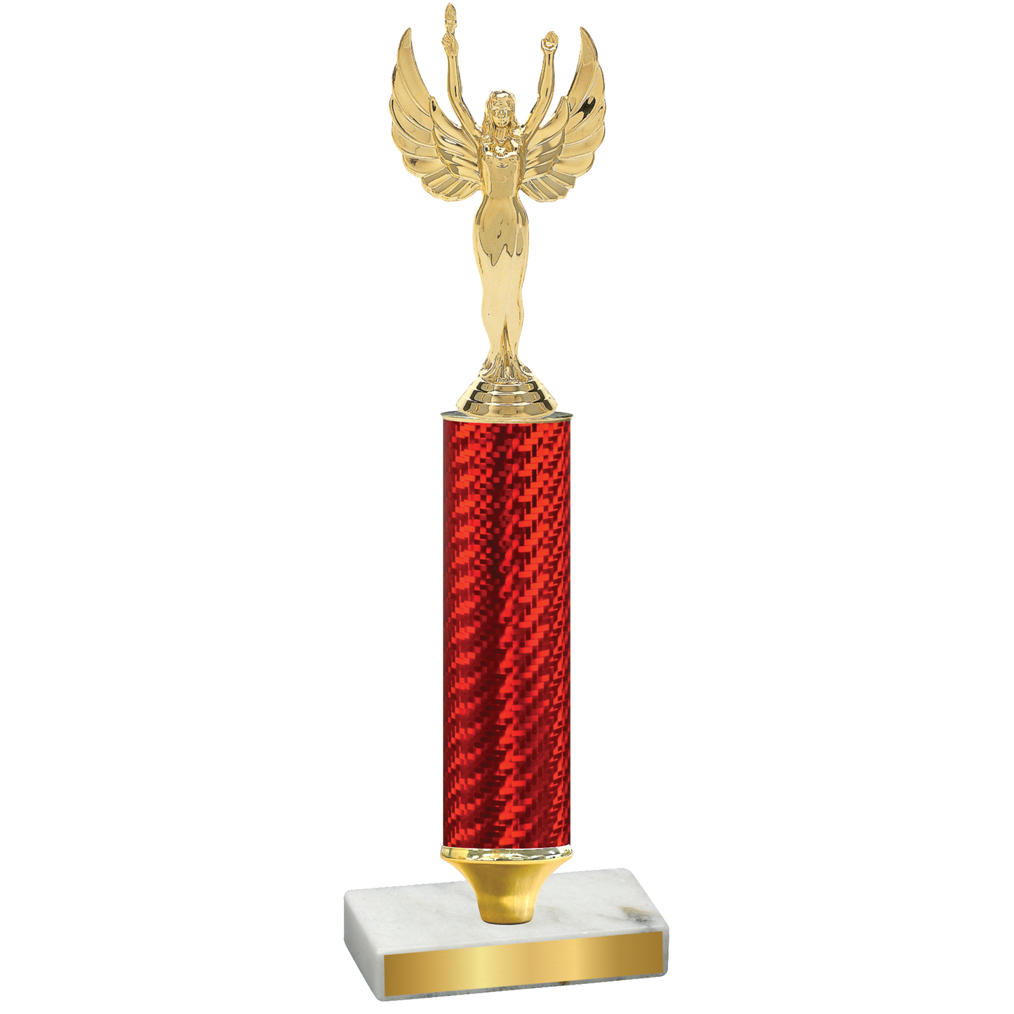 Value Red Carbon Fiber Victory Trophy