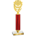 Value Red Carbon Fiber Pickleball Trophy