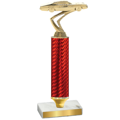 Value Red Carbon Fiber Cars Trophy