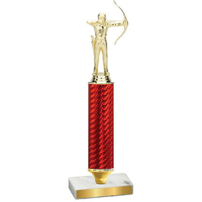 Value Red Carbon Fiber Archery Trophy