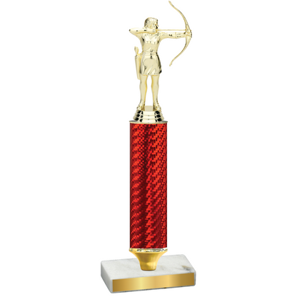 Value Red Carbon Fiber Archery Trophy