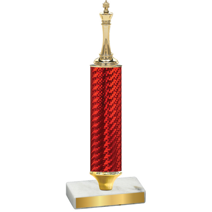 Value Red Carbon Fiber Chess Trophy