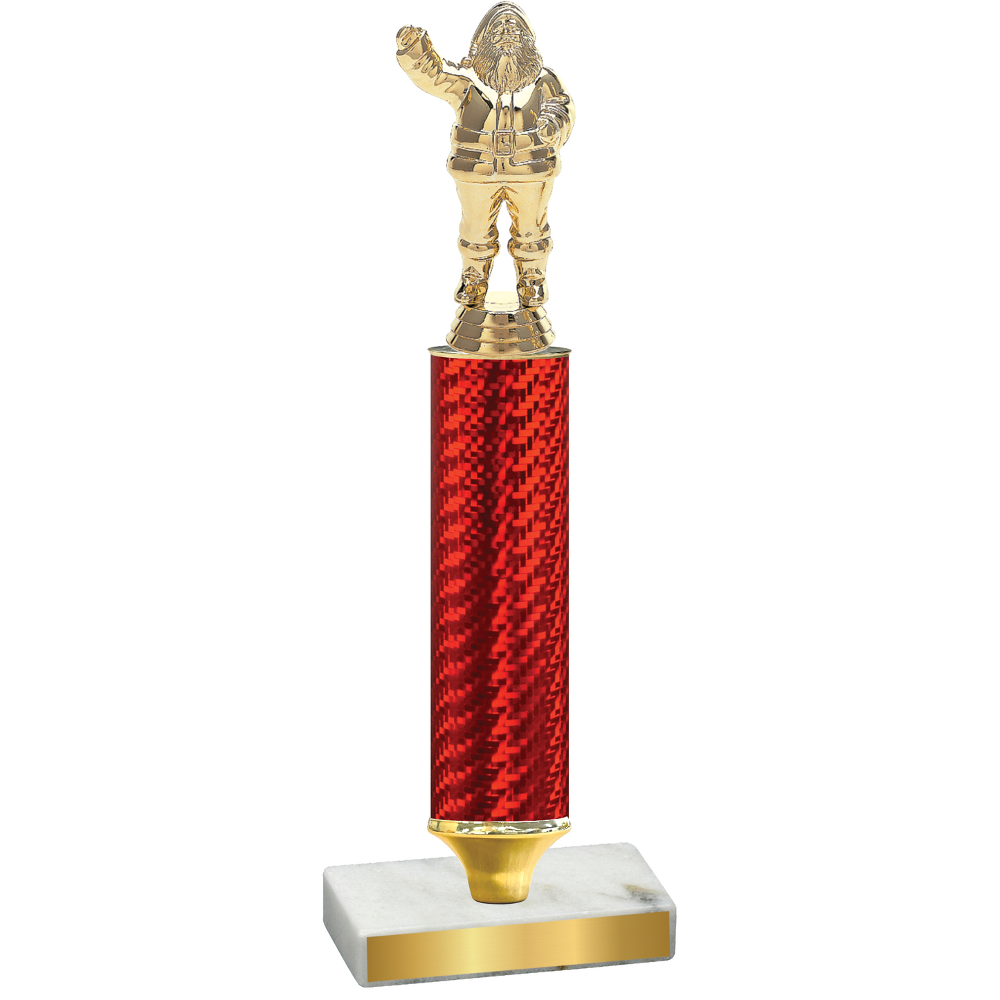 Value Red Carbon Fiber Holiday Trophy