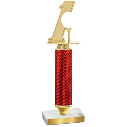 Value Red Carbon Fiber Golf Trophy