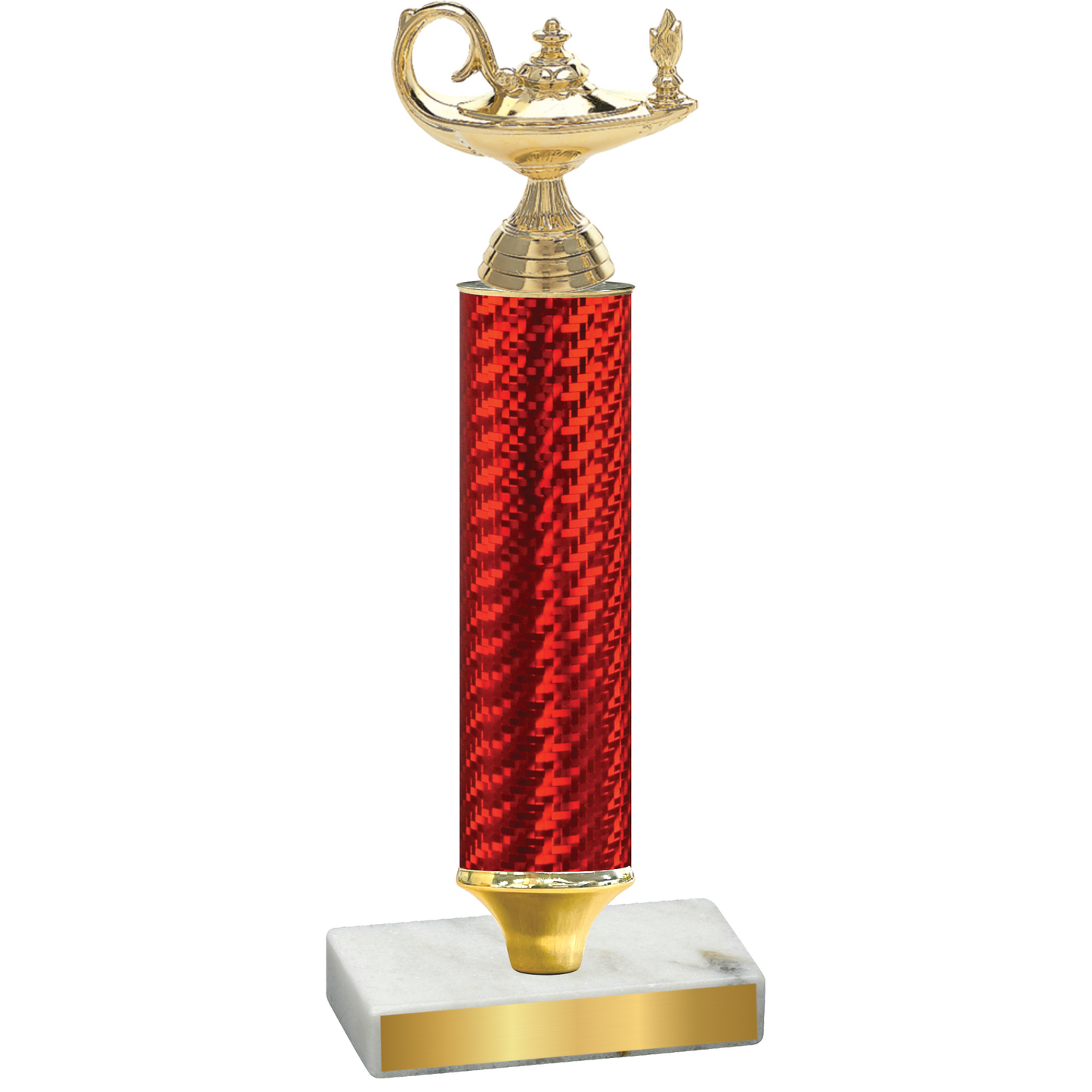 Value Red Carbon Fiber Academics Trophy