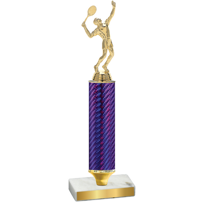 Value Purple Carbon Fiber Tennis Trophy