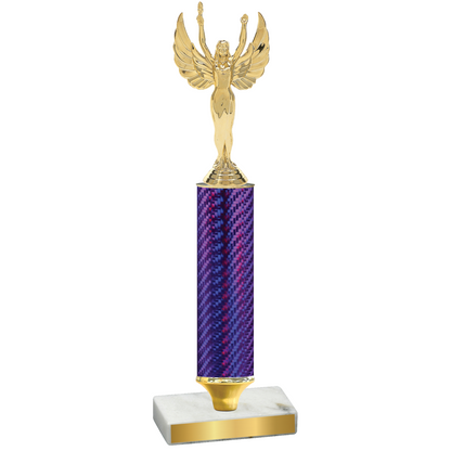 Value Purple Carbon Fiber Victory Trophy