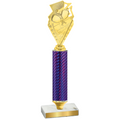 Value Purple Carbon Fiber Pickleball Trophy