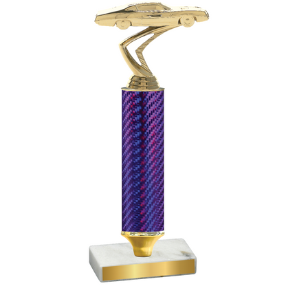 Value Purple Carbon Fiber Cars Trophy