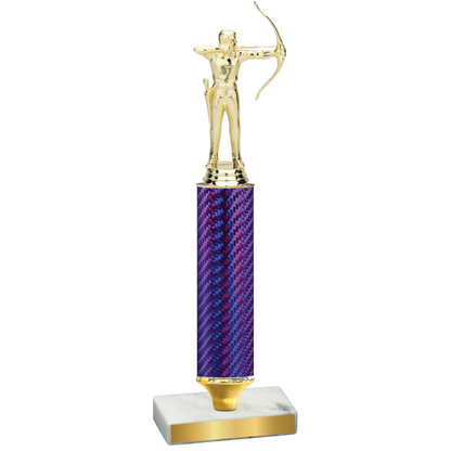 Value Purple Carbon Fiber Archery Trophy