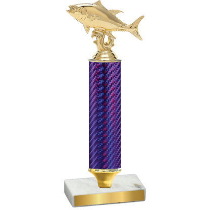 Value Purple Carbon Fiber Fishing Trophy