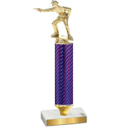 Value Purple Carbon Fiber Shooter Trophy