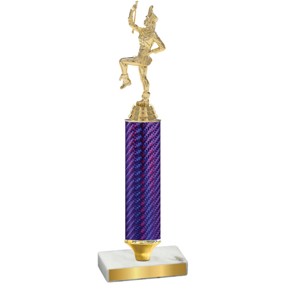 Value Purple Carbon Fiber Majorette Trophy