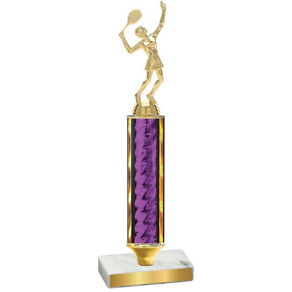 Value Purple Glacier Tennis Trophy