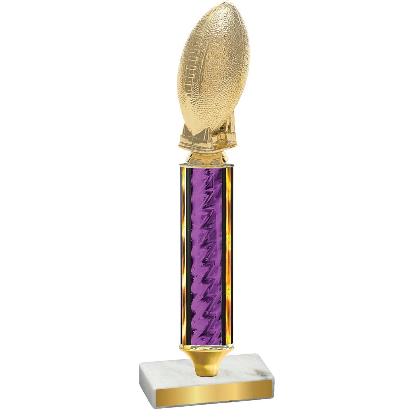 Value Purple Glacier Football Trophy