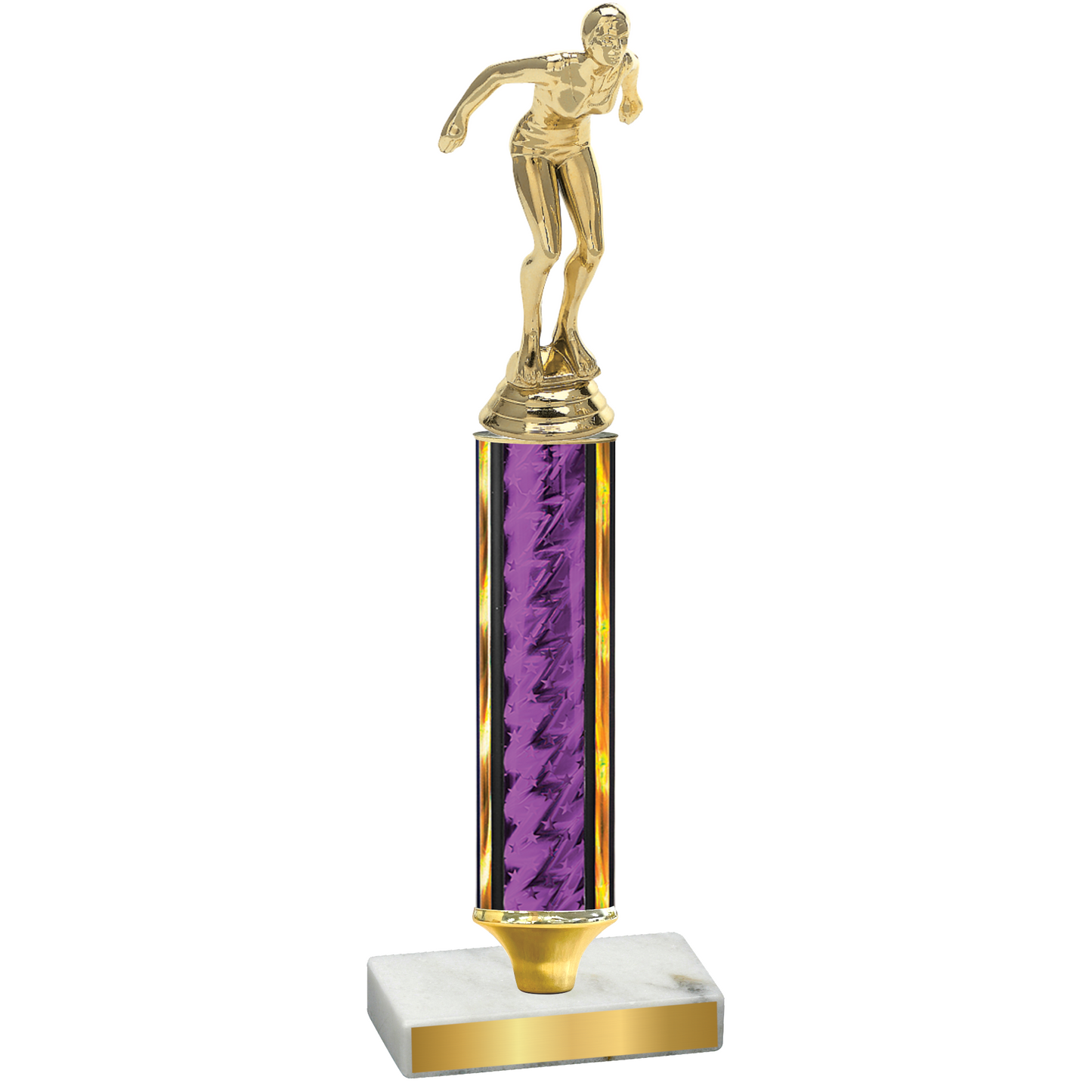 Value Purple Glacier Tennis Trophy