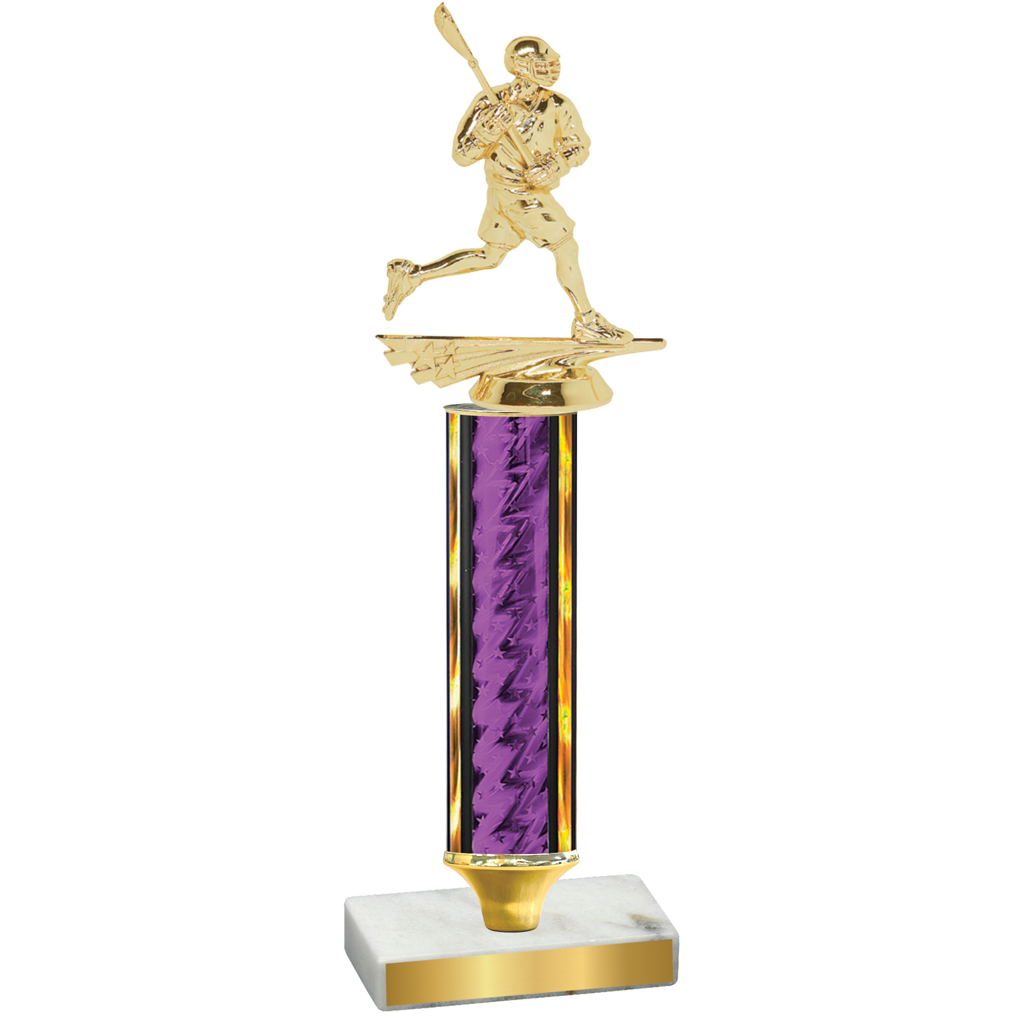 Value Purple Glacier Lacrosse Trophy