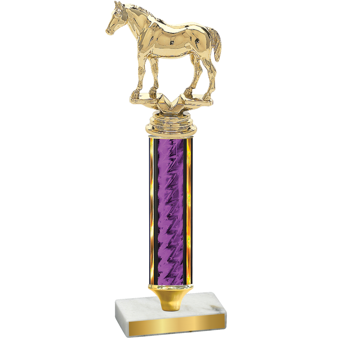 Value Purple Glacier Horses Trophy