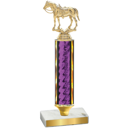 Value Purple Glacier Horses Trophy