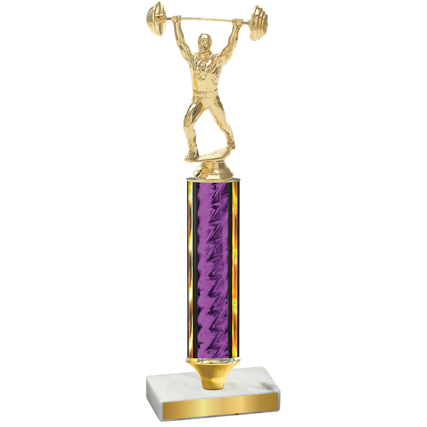 Value Purple Glacier Weights Trophy