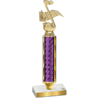 Value Purple Glacier Music Trophy