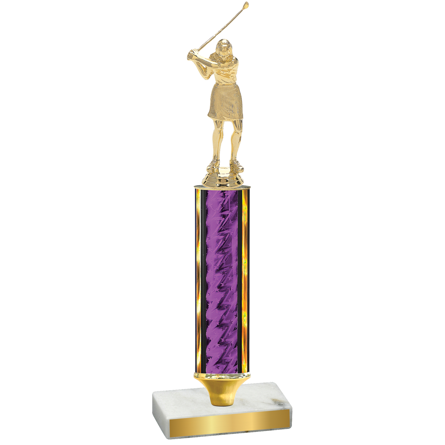 Value Purple Glacier Golf Trophy