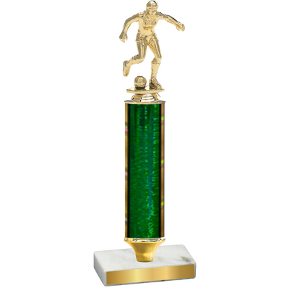 Value Green Glacier Soccer Trophy