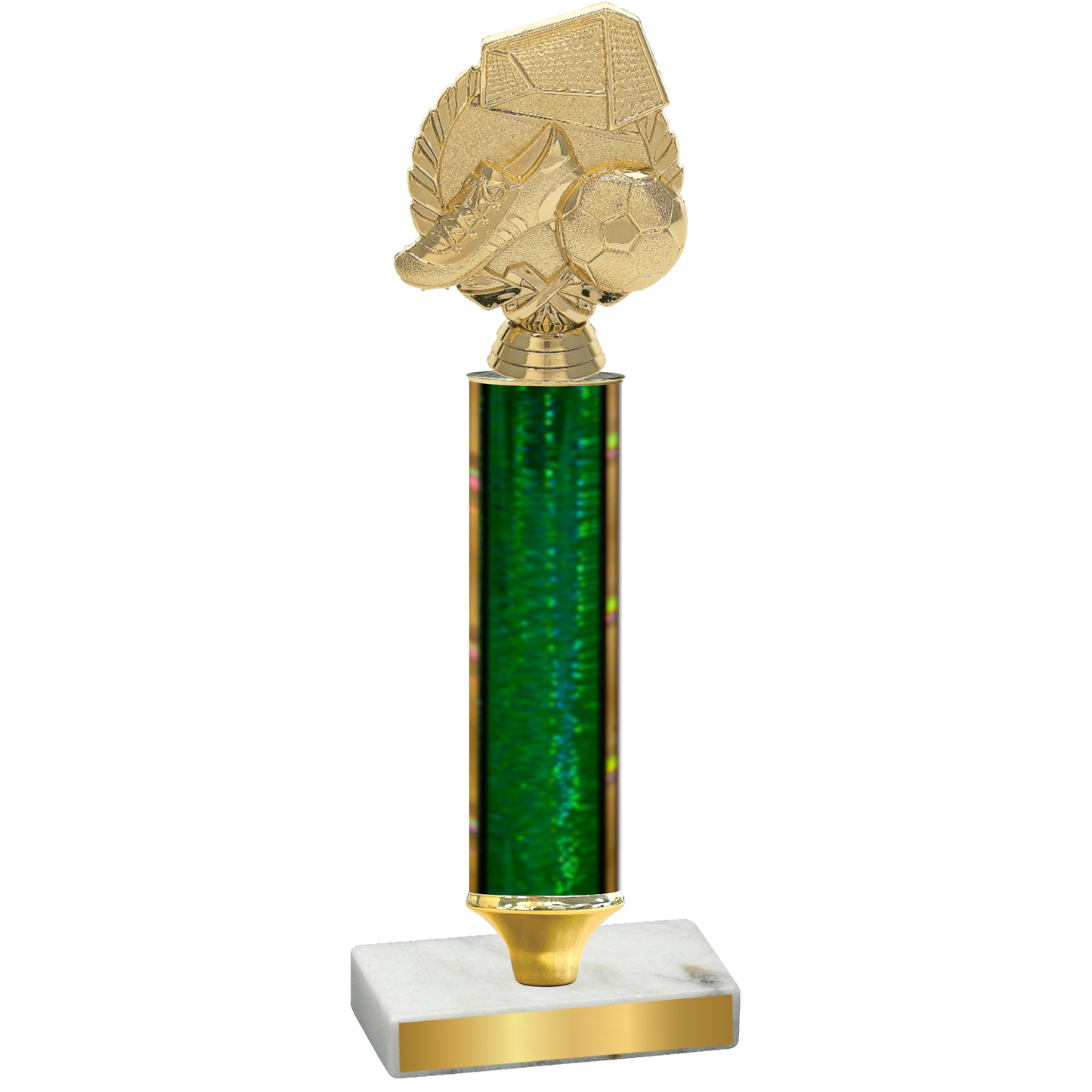 Value Green Glacier Soccer Trophy