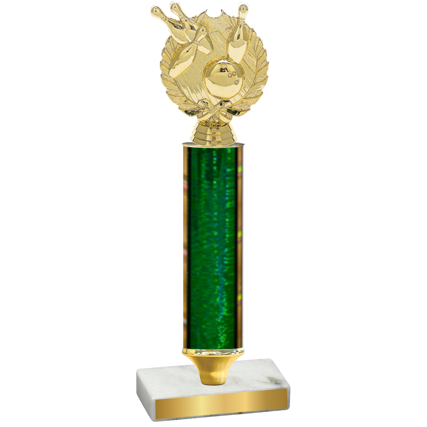 Value Green Glacier Bowling Trophy