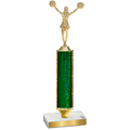 Value Green Glacier Cheerleading Trophy