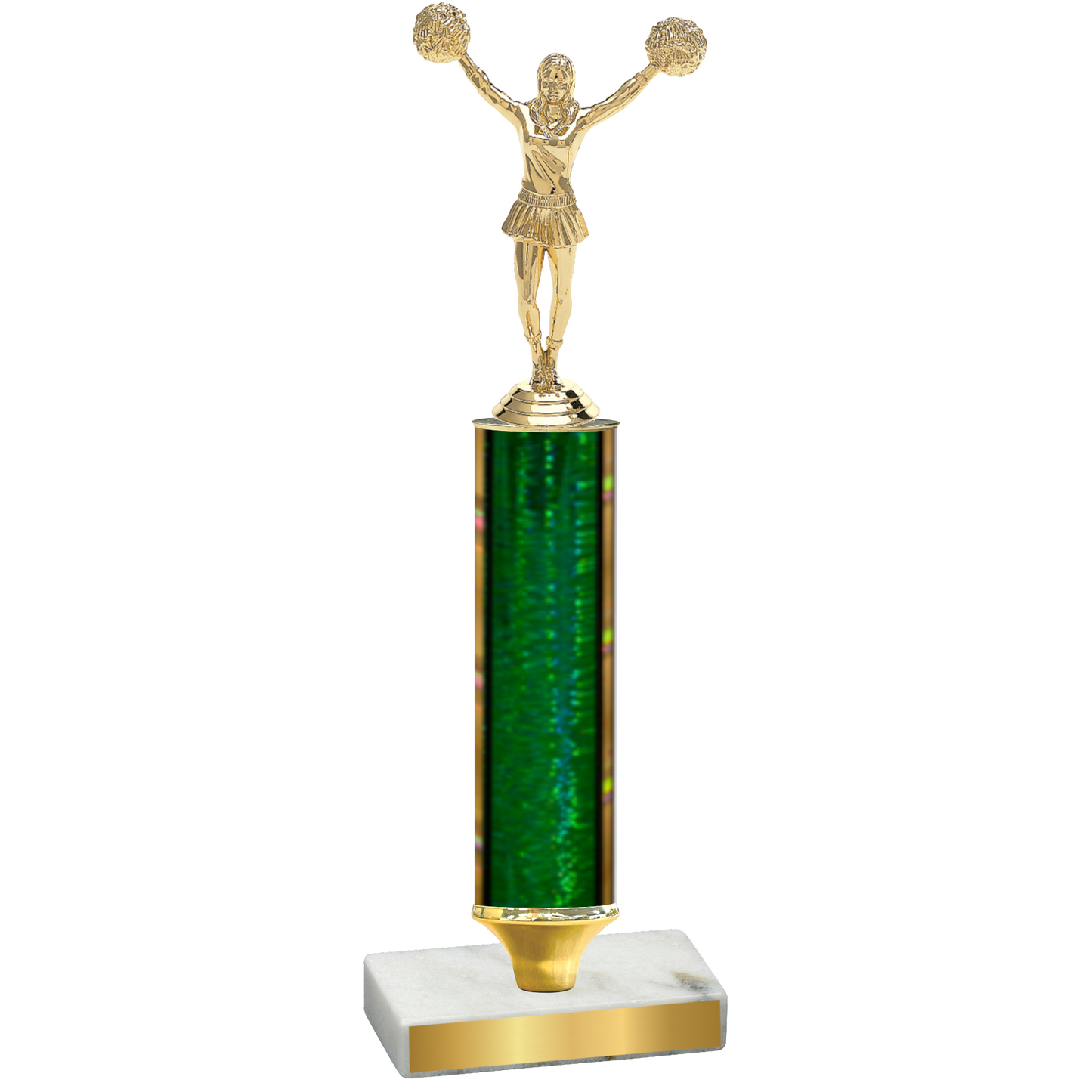 Value Green Glacier Cheerleading Trophy