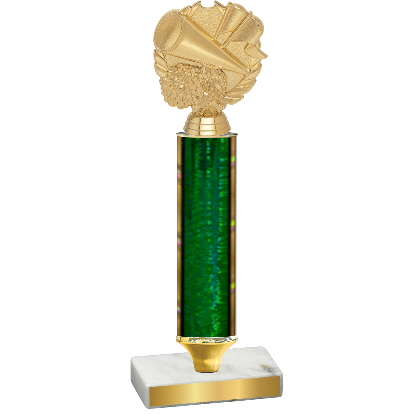 Value Green Glacier Cheerleading Trophy