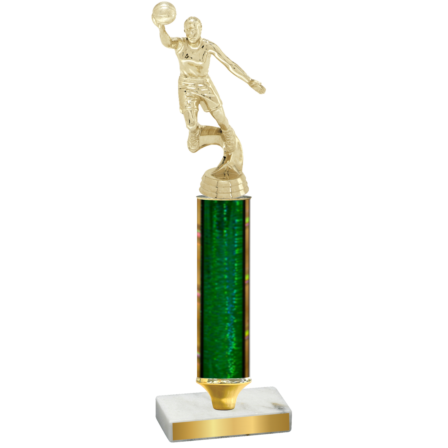 Value Green Glacier Basketball Trophy